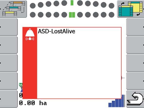5 Komunikaty alarmowe i ich możliwe przyczyny 5.2 Usterka/alarm 5.2.1 Potwierdzenie komunikatu alarmowego Komunikat alarmowy jest wyróżniony na wyświetlaczu i oznaczony symbolem ostrzegawczym.