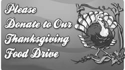 Thanksgiving Food Drive St. Hedwig Confirmation students will be conducting a Thanksgiving Food drive of non-perishable items on November 19th & 20th before each Mass.