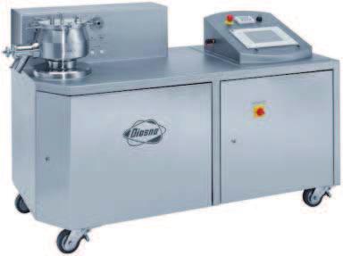 P/VAC-10 zbiorniki produktu (l): 0,25 (P), 0,5(P), 1(P), 2(P), 4(P), 6(P), 10(P) / 2 (VAC), 6 (VAC) prędkość mieszadła (m/s): od 0,7 do 7 prędkośc rozdrabniacza (rpm): od 220 do 2200 urządzenie