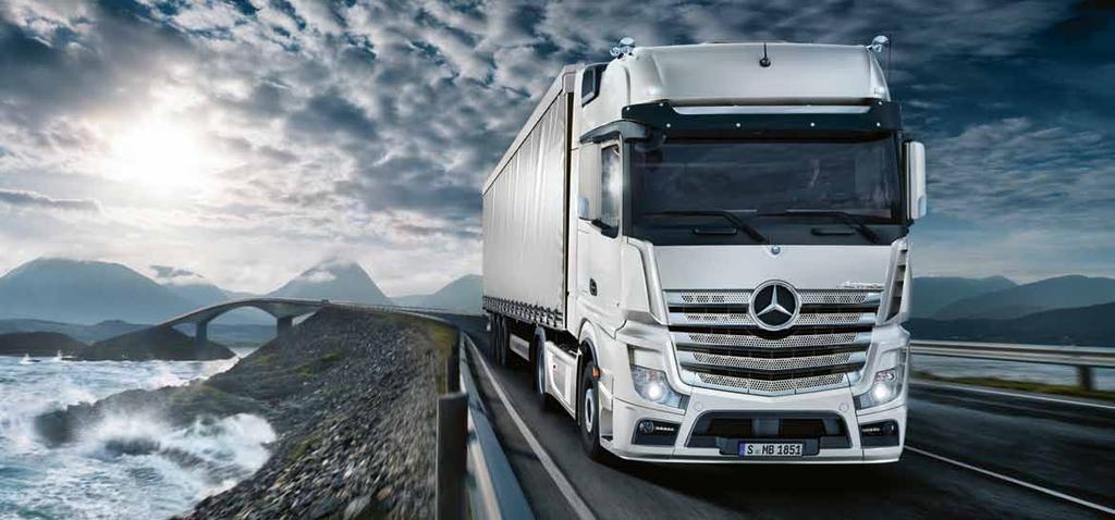 Actros. Transport dalekobieżny.