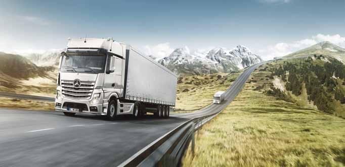Predictive Powertrain Control: zna Twoją trasę. Od startu do mety. I dodatkowo oszczędza nawet 5% oleju napędowego. Jazda z systemem Predictive Powertrain Control jest jeszcze ekonomiczniejsza.
