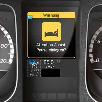 dalekobieżnym. Podczas każdej jazdy. Wyposażenie bezpieczeństwa. Mercedes-Benz oferuje wiele systemów bezpieczeństwa i asystujących.