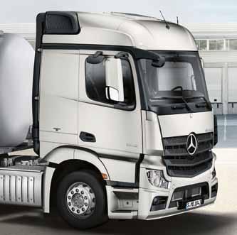 Actros Loader: dla wszystkich, którzy potrzebują większej ładowności. Mniejsza masa własna, większa ładowność od osłony chłodnicy po poprzeczkę tylną.