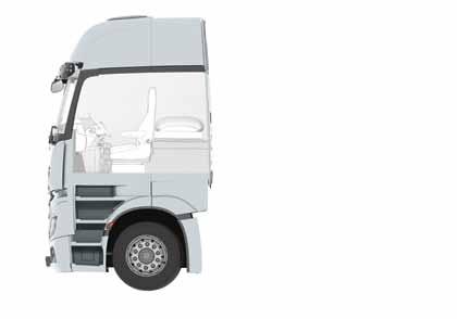 Actros warianty kabin kierowcy. Kabina typu L GigaSpace Kabina typu L BigSpace Warianty kabin kierowcy.