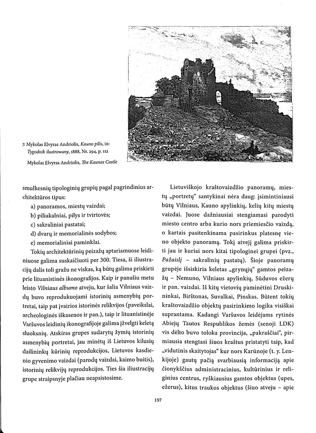 7. Mykolas Elvyras Andriolis, Kauno pi