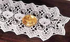 02914 Obrus gipiurowy / Guipure lace table cloth / Скатерть гипюровая /