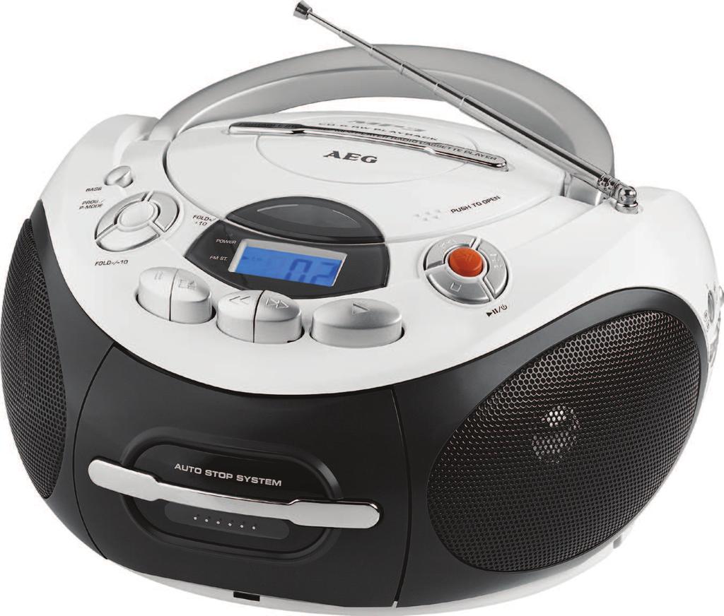 D NL F E I GB PL H UA RUS Stereo Kassetten-Radio mit CD Stereo cassette Radio met CD Radio-cassette stéréo avec CD Radio Cassette Estéreo con CD Radio stereo cassette con CD Stereo Cassette Radio