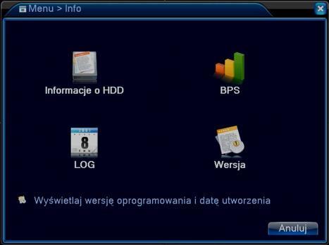 4.4.9 Import/Export Zakładka umożliwiająca wykonanie import i export ustawień rejestratora oraz export loga systemowego na pendrive'a podpiętego do urządzenia. 4.