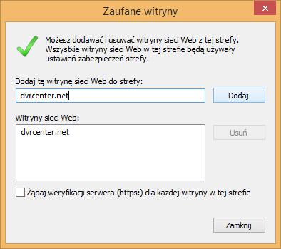 4. Następnie klikamy w przycisk Poziom niestandardowy W oknie, które się