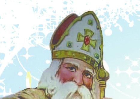 Mikołajem i z jego przyjacielem, artyst - Danielem