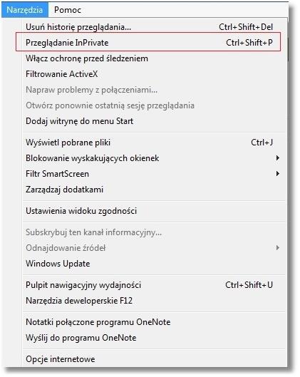 Konfiguracja przeglądarki Internet Explorer 11.