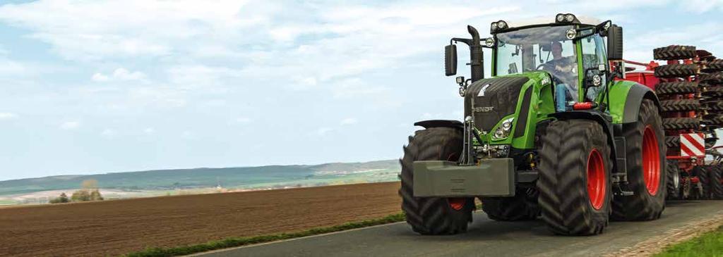 - Zintegrowany system regulacji ciśnienia w oponach Fendt VarioGrip - System TMS z automatycznym sterowaniem obciążeniem granicznym 2.