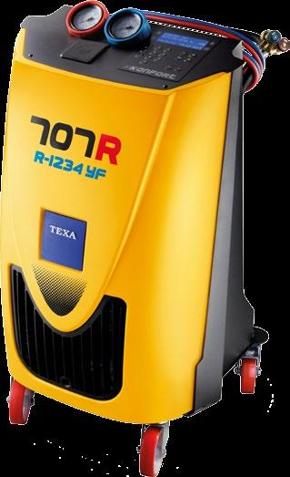 Stacja klimatyzacji TEXA 760R na czynnik R134A Prefiks: TEX Indeks: Z06750 automatyczna kontrola dokładności pomiaru czynnika, wyposażona w kolorowy wyświetlacz TFT o