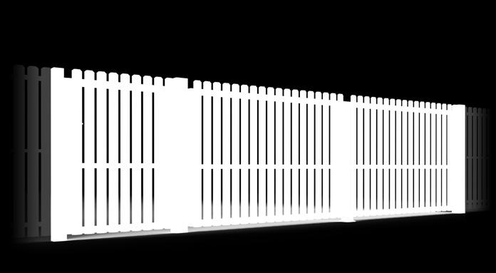 BRAMA UCHYLNA ORAZ FURTKA / MOBILE GATE AND WICKET GATE BRAMA SAMONOŚNA / SELF-SUPPORTING GATE ALUZINC jest stopem aluminium (55%), cynku (43,4%) i krzemu