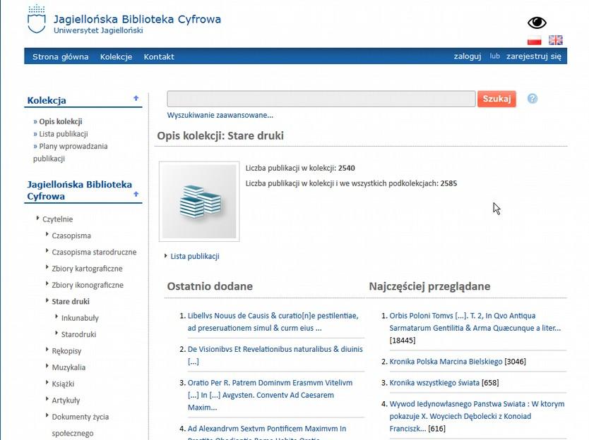 Digitalizacja starodruków w zbiorach BJ
