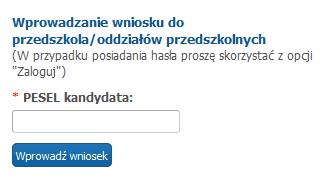 Rekrutacja do oddziało w przedszkolnych. Rejestracja kandydata. S t r o n a 2 Pozycja Informator o ofercie umoz liwia zapoznanie się ofertą edukacyjną przedszkoli/szko ł podstawowych.