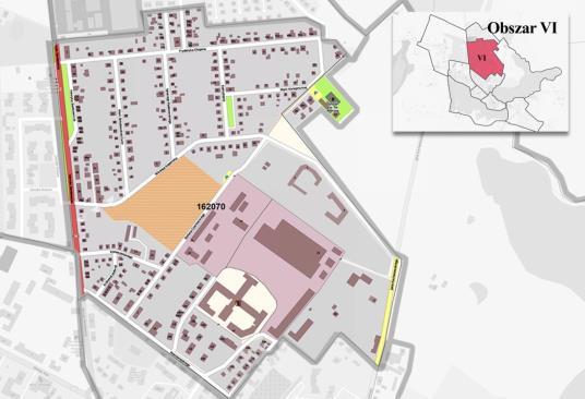 Tabela 3 -Karta obszaru zdegradowanego (minimalny zakres treści dotyczącej diagnozy każdego z obszarów zdegradowanych) Jednostka urbanistyczna nr VI Nazwa obszaru: Jednostka urbanistyczna nr VI