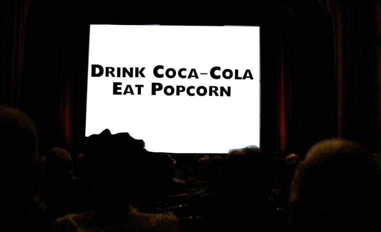 , 1998) James Vicary (1957): - prezentował podprogową wiadomość na filmie (czas ekspozycji = 0,3 ms, co 5 sek) - sprzedaż Coli wzrosła o 18%, a Popcornu o 58% - pomimo, że później cały eksperyment