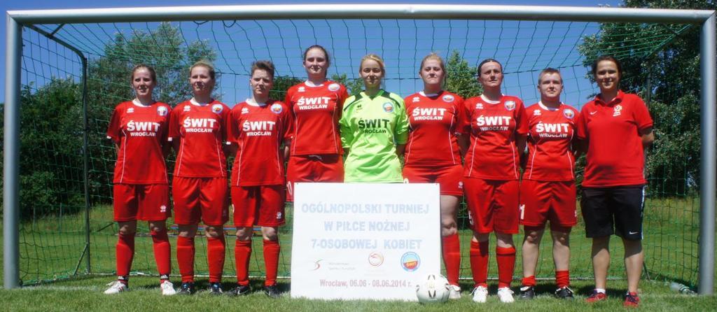 25. Ogólnopolski Turniej w Piłce Nożnej 7 osobowej Kobiet w dniach 06-08 czerwca 2014 r. we Wrocławiu. Piłkarki zajęły III miejsce, 2 mecze przegrały i 2 wygrały.