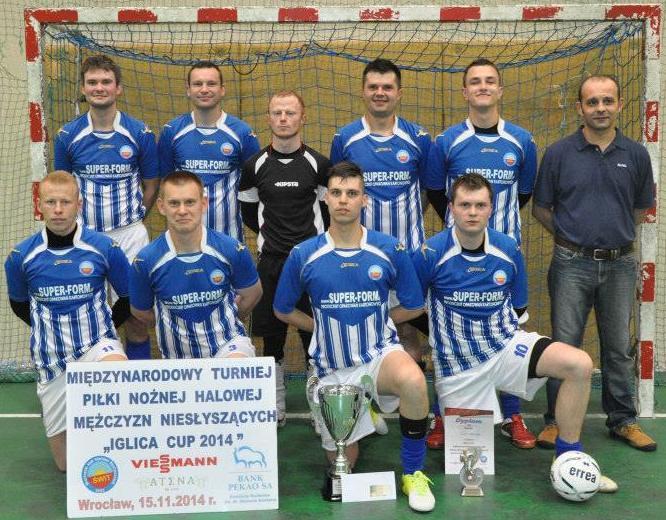 46. Międzynarodowy Turniej Piłki Nożnej Halowej Mężczyzn Niesłyszących IGLICA CUP 2014 w dniu 15 listopada 2014 r. we Wrocławiu. Piłkarze zajęli I miejsce. Mecze rozgrywano systemem każdy z każdym.