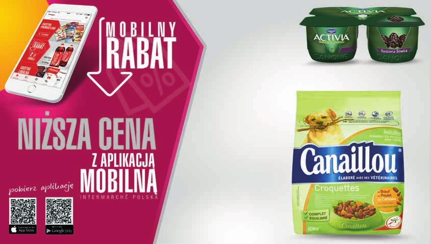 Activia 4 x 120 g 0,83 zł / 100 g Cena dla Klientów bez aplikacji: 5,49 zł / 4-pack 1,14 zł / 100 g RABAT NALICZANY PRZY KASIE 2,40 zł 6,39 3 99 4-pack TV reklama AŻ 10