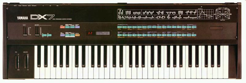 Yamaha DX7 (1983) SYNTEZA FM Metoda modulacji częstotliwości - ang.