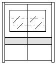 WITRYNA 2D / 2D2S niska (górny front cały szklany lub w połysku) W2D: dł. 100 / wys. 160 / gł. 45 cm 2.150 / W2D2S dł. 100 / wys. 160 / gł. 45 cm 2.395 / 2.730 zł + szkło matowe REGAŁ 2D dł.