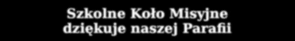 W dowód wdzięczności przygotowaliśmy kartki świąteczne wraz z życzeniami, które księża zanieśli do chorych.