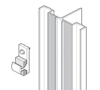 Substructure distribution and installation: COMPONENT DETAILS Dimensions of the perpendicular substructure depend on the façade construction.