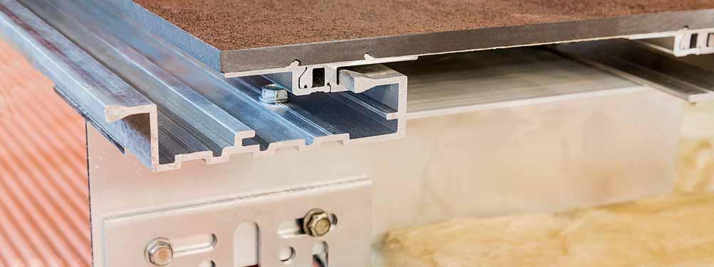STRONGFIX SYSTEM SYSTEM STRONGFIX Ukryty, mieszany system mocowań profilowych: System Strongfix to ukryty, mieszany system mocowań profilowych wzdłużnych (chemiczny i mechaniczny), którego działanie
