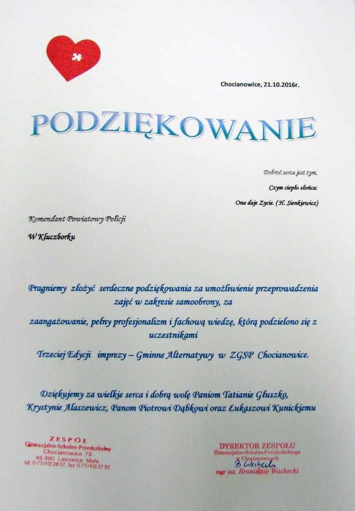 E -i n f o r m a t o r numer 11 Podziękowanie od Dowódcy 91. Batalionu Logistycznego w Komprachcicach.