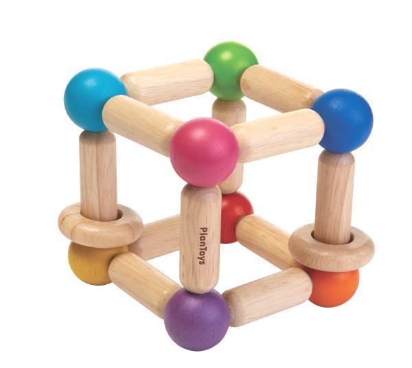Grzechotka kwadrat, Plan Toys