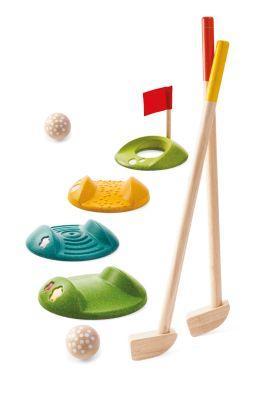 Drewniany mini golf - duży zestaw
