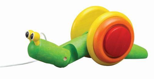 Ślimak do ciągnięcia, Plan Toys