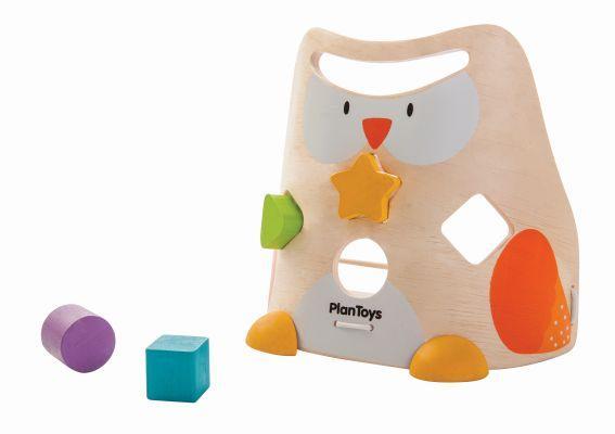 Drewniany sorter sowa