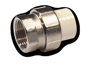 PVC-C DO 2 - CTS, PVC-C POWYŻEJ 2 - IPS plastik-metal