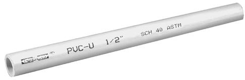 Rura PVC-U PN //9 Jednstka sprzedaży 1 szt=3,04 m (ft) na palecie za mb PN 400-5 1/2 40 2,73 PN 400-7 3/4 3,63 PN 400-1 1 160 6,0 PN