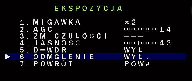 Funkcja przyciemnia jaśniejsze miejsca jednocześnie zwiększa ekspozycję ciemniejszych stref.