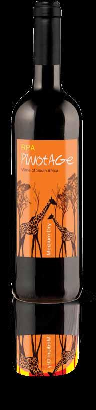 RPA BANDU / PINOTAGE [6] [5] [7] [8] [B] [5] Bandu pół Wyprodukowane w winnicach południowoafrykańskiego Western Cape, białe pół, niezwykle świeże wino, pełne aromatów białych owoców jabłek, gruszek,