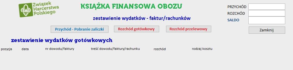 W przypadku pomyłki przy wprowadzaniu danych rozchodu istnieje możliwość wprowadzenia korekty. W tym celu należy przy danej pozycji nacisnąć przycisk edytuj i wprowadzić prawidłowe dane. 4.8.