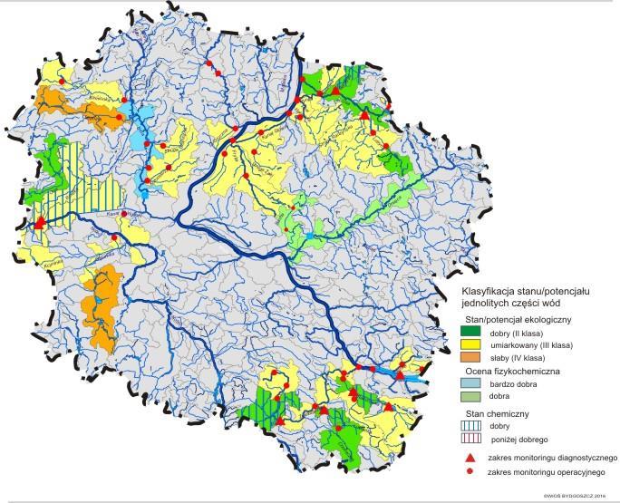 makrofitowego indeksu rzecznego (MIR) i multimetrycznego indeksu makrobezkręgowców (MMI).