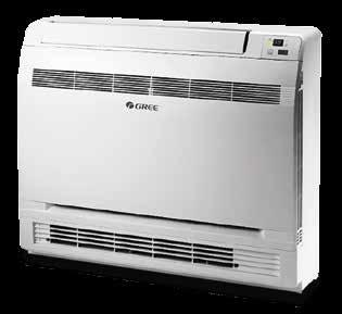 Seria RESIDENTIAL Konsole Nowy typ klimatyzatorów typu split - konsole charakteryzują się wysoką wydajnością chłodniczą i grzewczą.