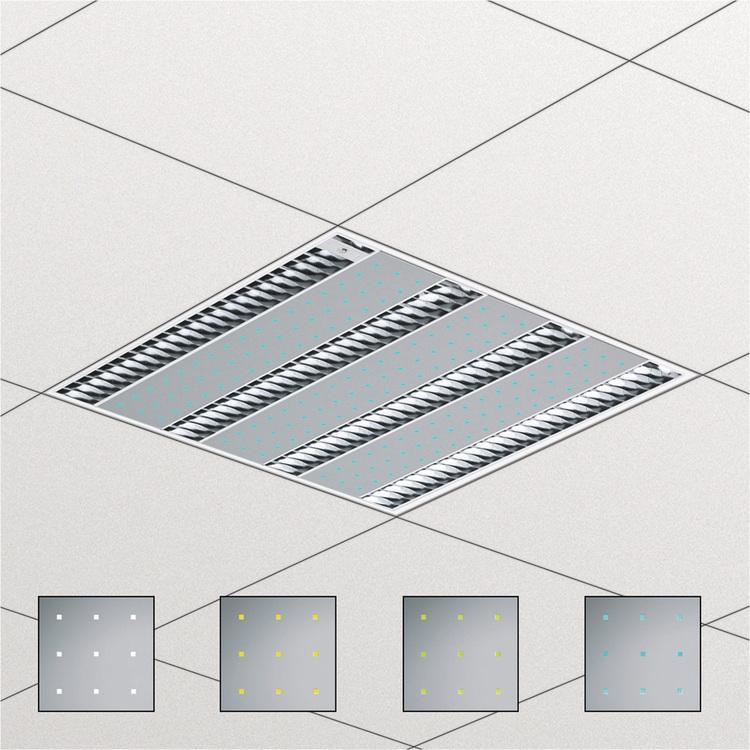 (IPC/IPC-BL/IPC-GN/IPC-YE/ IPC-WH/IPC-T1) SmartFrm TBS464 recessed mdular with micr OLC excellent cmfrt semihih-lss ptic (D8-C) and decrative infill