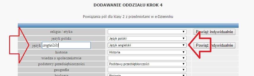 Krok 7 Następnie automatycznie pokażą się przedmioty do