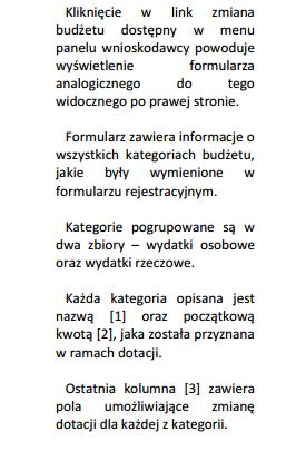 Panel Wnioskodawcy -