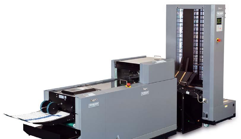 arkuszy SYSTEM350 SYSTEM ZBIERAJĄCY I BROSZURUJĄCY DLA ŚREDNICH NAKŁADÓW DSc-10/20 DBM-350 LuL-HM DBM-350T DSc-10/20 Falcowane arkusze Ilość półek 2 20 wieże półek Prękość zbierania 7200 zestawów/h
