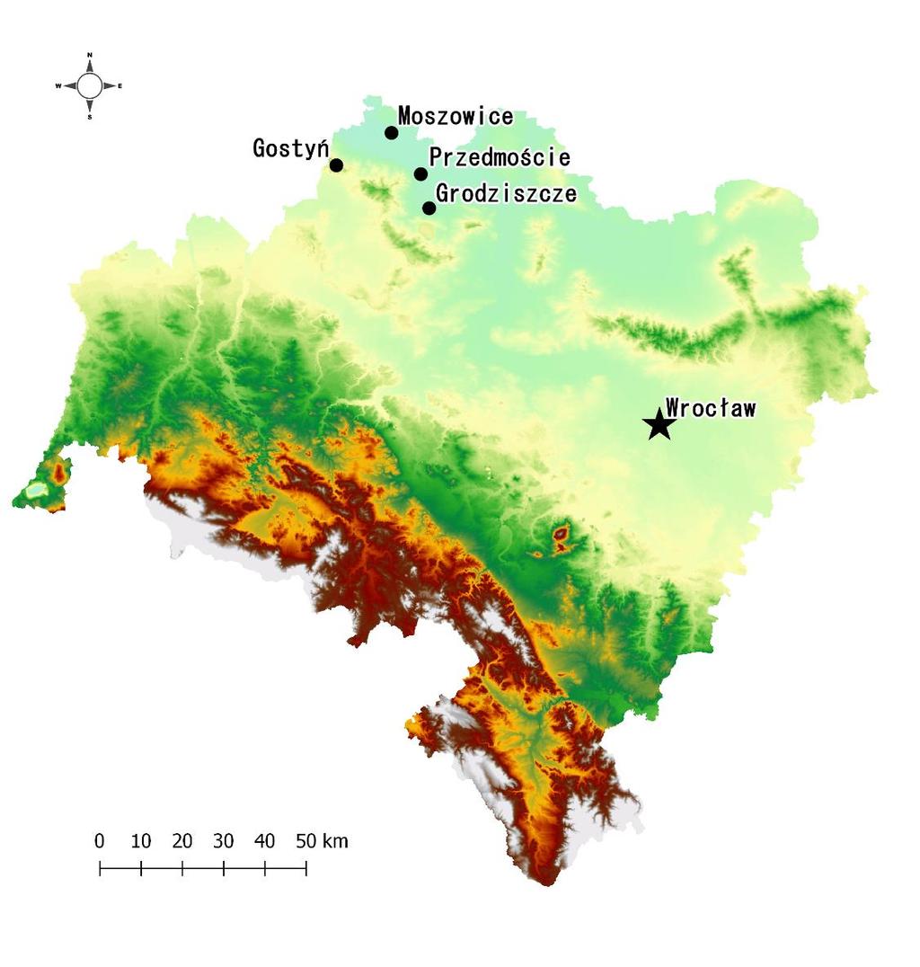 Metody geofizyczne w archeologii polskiej 2016 94 Grodziska w okolicach Głogowa na Dolnym Śląsku w świetle wyników badań geofizycznych Sylwia Rodak 1 Piotr Wroniecki 2 1 Polska Akademia Nauk,