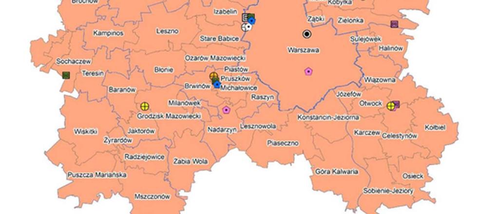 Region centralny jest największym pod względem liczby ludności obszarem (2 866 382