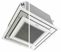 Klimatyzatory pompa ciepła, inwerter R-410A modele KASETONOWE FFQ-C / FXZQ-A Całkowicie płaska kaseta Prosta, funkcjonalna, genialna Dlaczego całkowicie płaska kaseta?