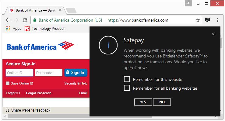 Oddzielenie procesu przeglądarki Safepay powinno chronić przed keyloggerem lub innymi programami szpiegującymi. Idąc dalej, klawiatura wirtualna służy do pokonania nawet najsilniejszych keyloggerów.